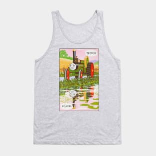 Trevor the Traction Engine Vintage Card Tank Top